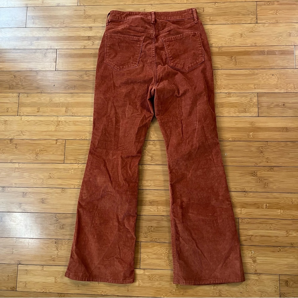 Old Navy Corduroy High Rise Flare Pants with Secret-Smooth Pockets 70s Inspired - Picture 3 of 11